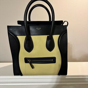 Celine Tricolor Luggage Tote